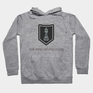 The king of polygon Hoodie